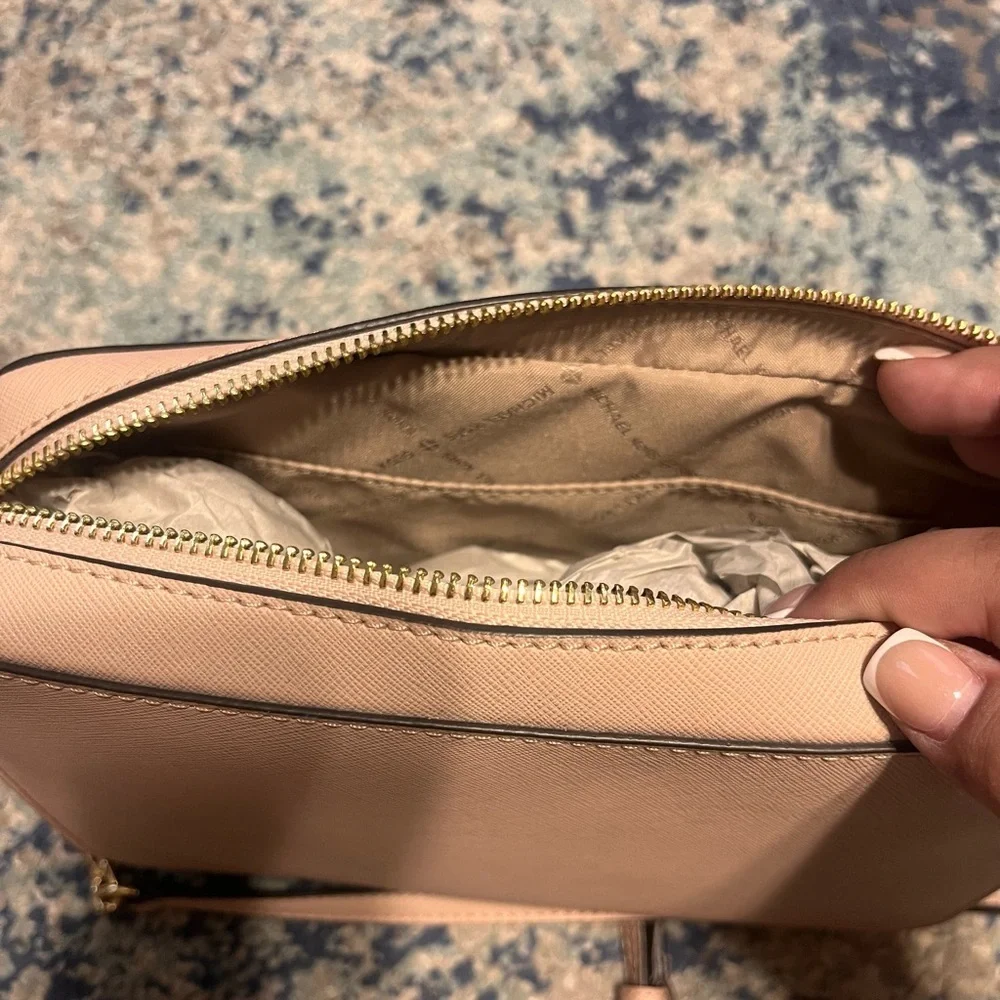 Michael Kors Pink Eiffel Tower Paris Crossbody Purse